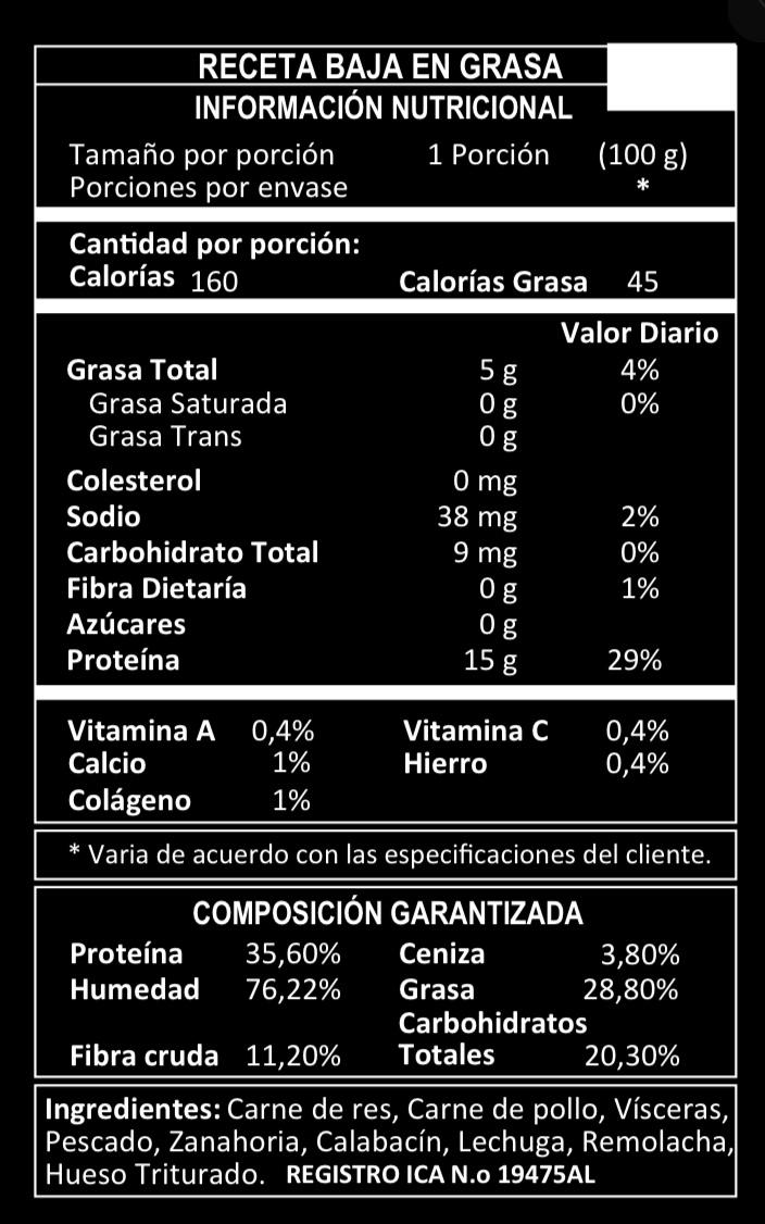 Baja en grasa