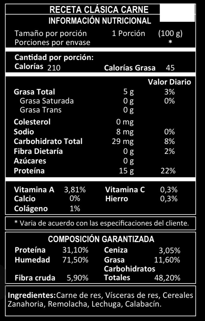 Clásica de carne